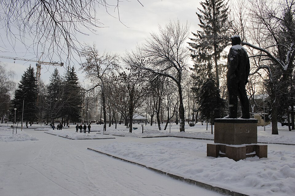 Mayakovsky Square in Ufa